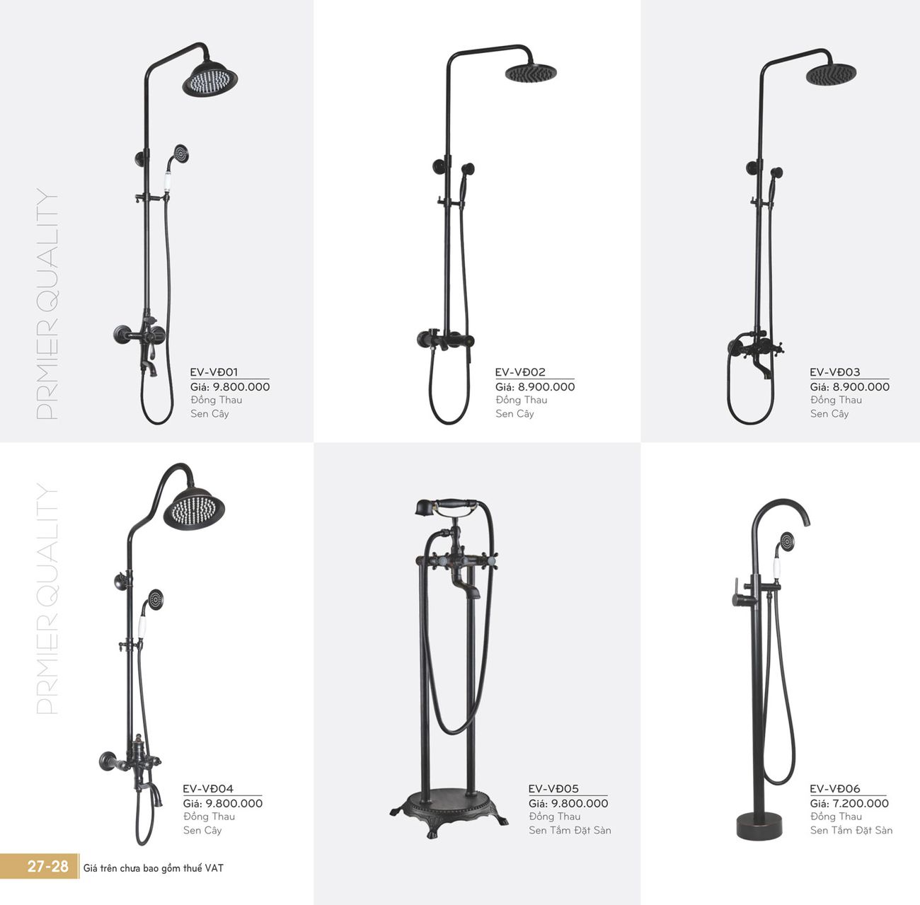 Thiết bị vệ sinh EVEREST Cổ Điển Catalogue và Bảng giá mới nhất /Page 